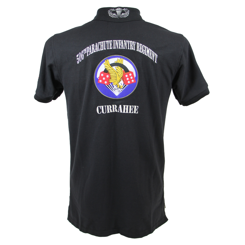 Polo, black, 506th PIR, 101st Airborne Division