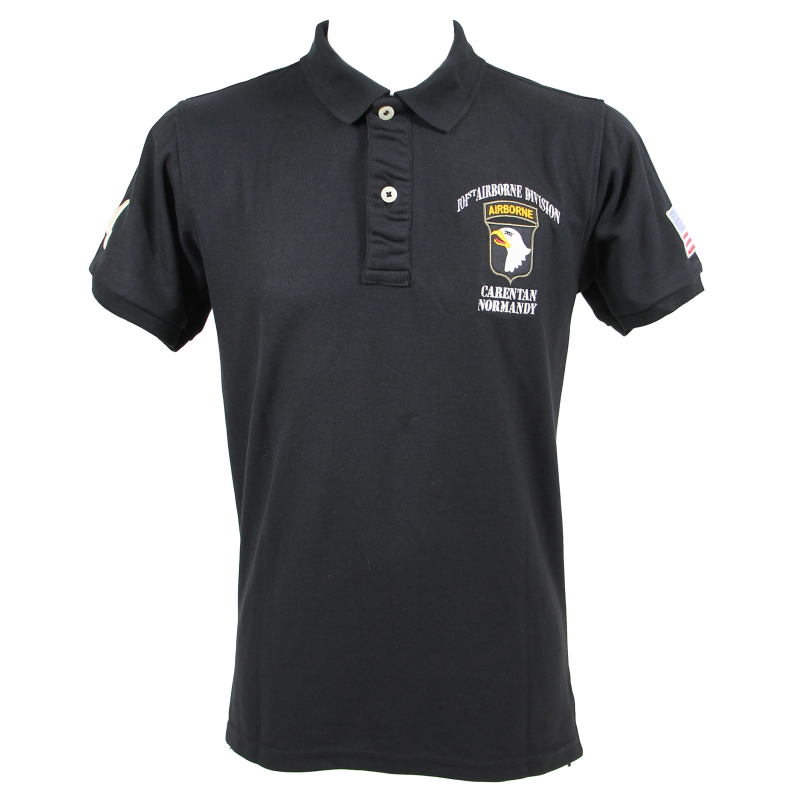 Polo, black, 506th PIR, 101st Airborne Division