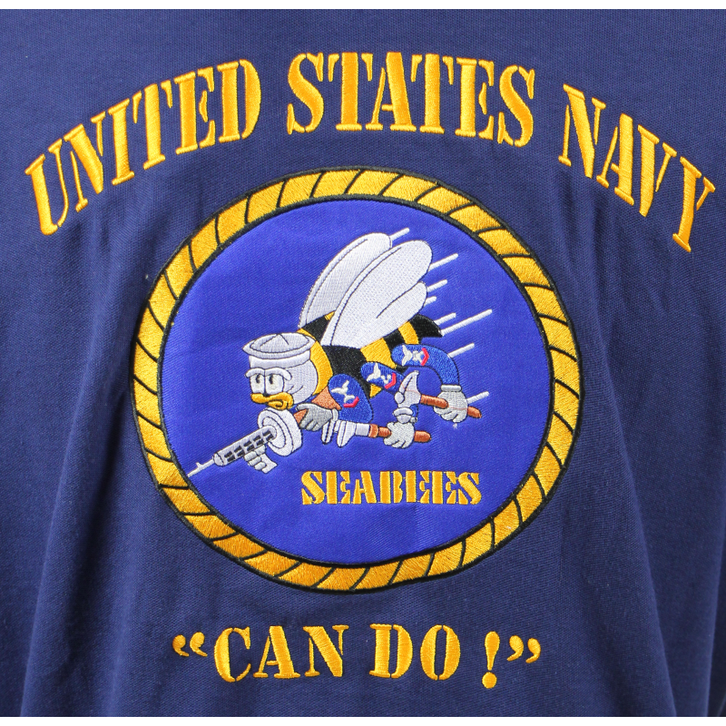 Polo bleu marine, Seabees