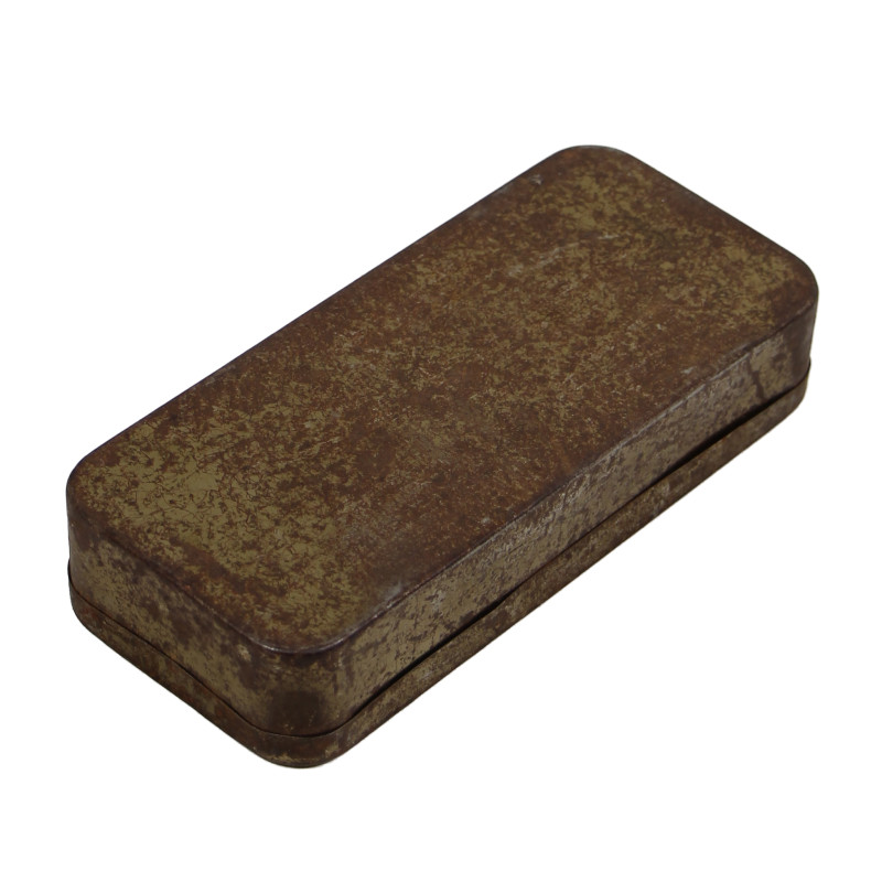Box, Tin, 24-Detonator, No. 27, British, Mine, Hawkins, No. 75