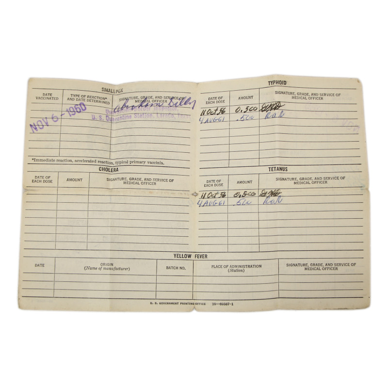 Carte, Physical Record Card, Cpt. Charles Pickering, 99th TCS, 441st TCG, 9th Air Force, USAAF, ETO