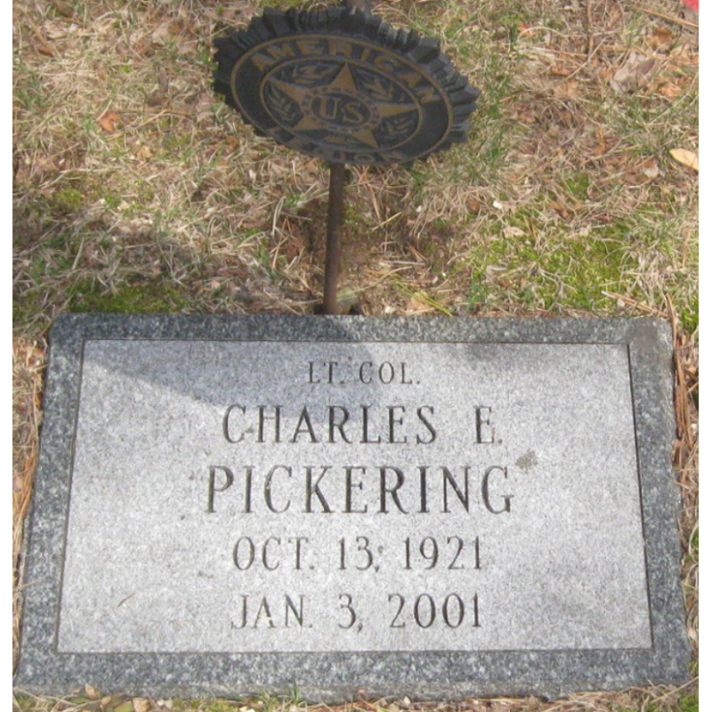 Card, Physical Record, Army Air Forces, Cpt. Charles Pickering, 99th TCS, 441st TCG, 9th Air Force, USAAF, ETO