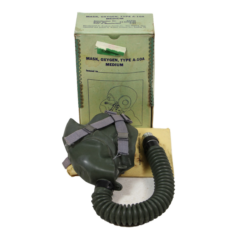 Mask, Oxygen, Type A-10A, USAAF, Acushnet, Medium, 1944
