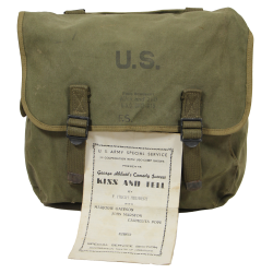 Bag, Field, M-1936, Fred Schubert, 'Kiss and Tell', U.S.O. Unit 415, MTO