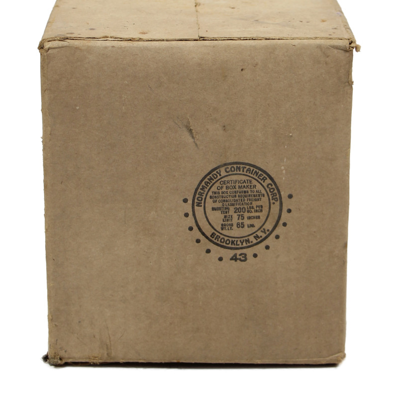Carton de ration, First Half of 5 Rations, Ten-in-One, 1943