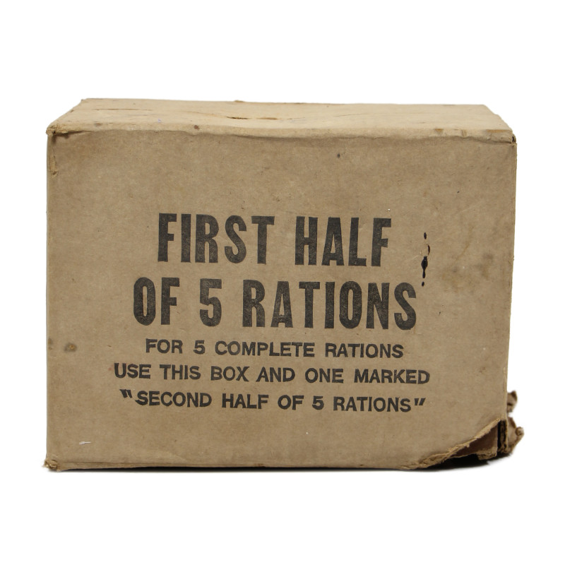 Carton, Ration, First Half of 5 Rations, Ten-in-One, 1943