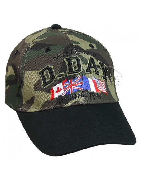 Cap, Baseball, D-Day Normandy, Camouflaged