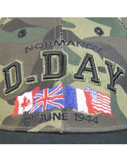 Cap, Baseball, D-Day Normandy, Camouflaged