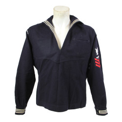 Veste jumper, US Navy, Storekeeper, 44R, USS Benjamin Franklin, sous-marin, Viêt-Nam, nominative