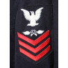 Jacket, Jumper, US Navy, Storekeeper 1st Class, 44R, USS Benjamin Franklin, Subamarine, Vietnam, Named