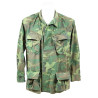 Coat, Man's, Camouflage Cotton, Wind Resistant Poplin, Class 2, ERDL, US Army, Medium-Regular, 1969