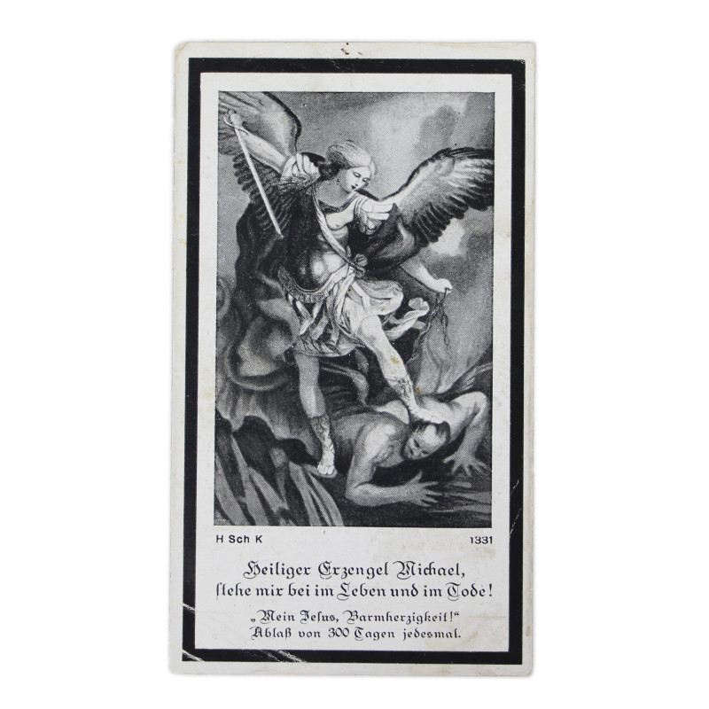 Sterbebilder, carte du souvenir, Gefr. Thomas Gröbner, Artillerie-Regiment 43, Heer, 1940