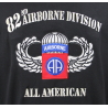 Polo shirt, black, 82nd Airborne Division