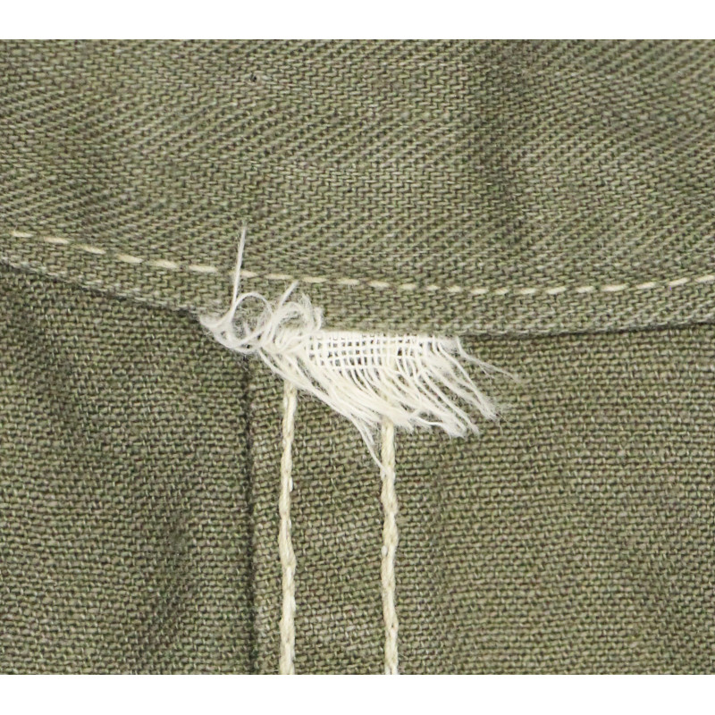 Suit, Work, One-Piece, Herringbone Twill, OD, Early, Airborne