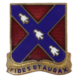 Distinctive Unit Insignia, 134th Field Art. Regt., 37th Infantry Division, Pin Back, PTO