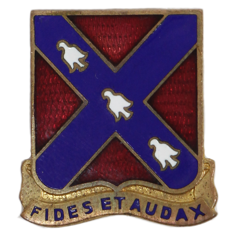 Distinctive Unit Insignia, 134th Field Art. Regt., 37th Infantry Division, Pin Back, PTO
