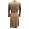 Dress, Tan, Off-Duty, Winter, WAC, Size 18, 1944