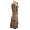 Robe beige, WAC, Winter Off-Duty Dress, taille 18, 1944