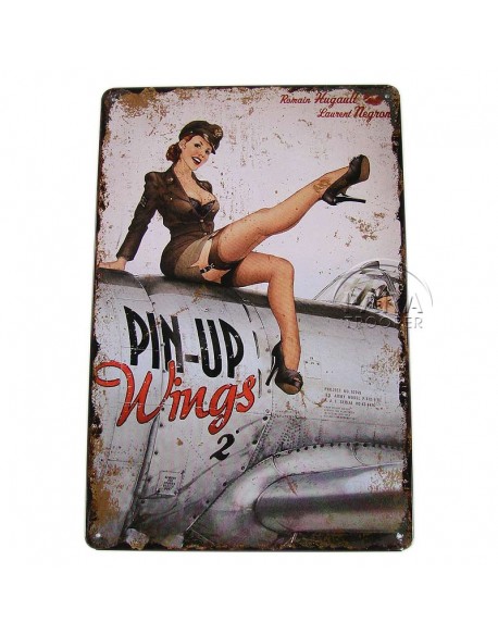 Plaque, Pin-Up Wings