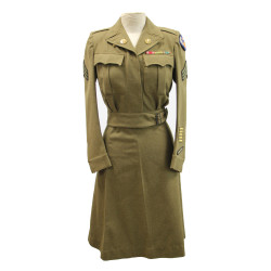 Grouping, WAC, British-Made, 1944, Sgt. Jeanne Betcher, 9th Air Force, USAAF, ETO