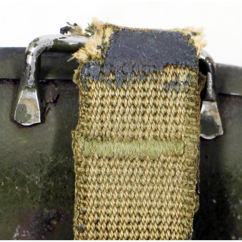 Casque M1, pattes fixes, US Navy, liner Westinghouse, A washers verts, nominatif