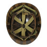 Casque M1, pattes fixes, US Navy, liner Westinghouse, A washers verts, nominatif