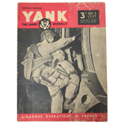 Magazine, YANK, July 2, 1944, 'Airborne Operations in France', Pvt. Joseph Gorenc, 506th PIR, 101st Airborne Division