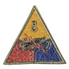 Insigne, 5th Armored Division, Normandie, Ardennes