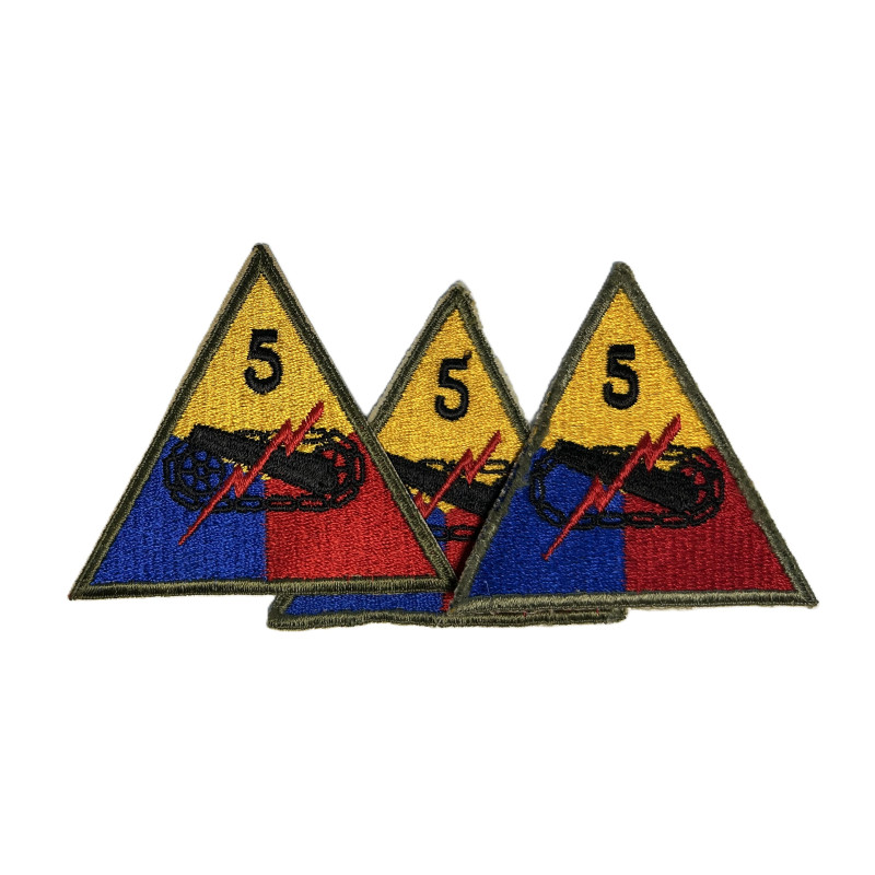 Insigne, 5th Armored Division, Normandie, Ardennes