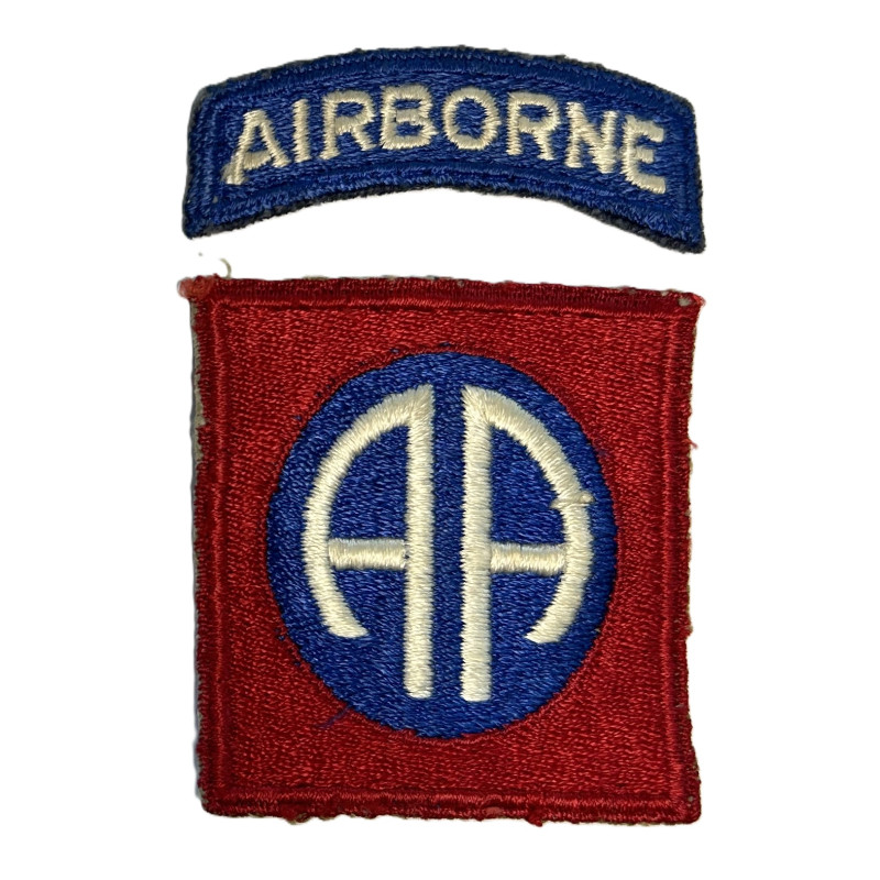 Insigne, 82nd Airborne Division, dos vert, 1943