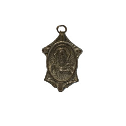 Chaplain WWII, Miraculous Medal, dog tags
