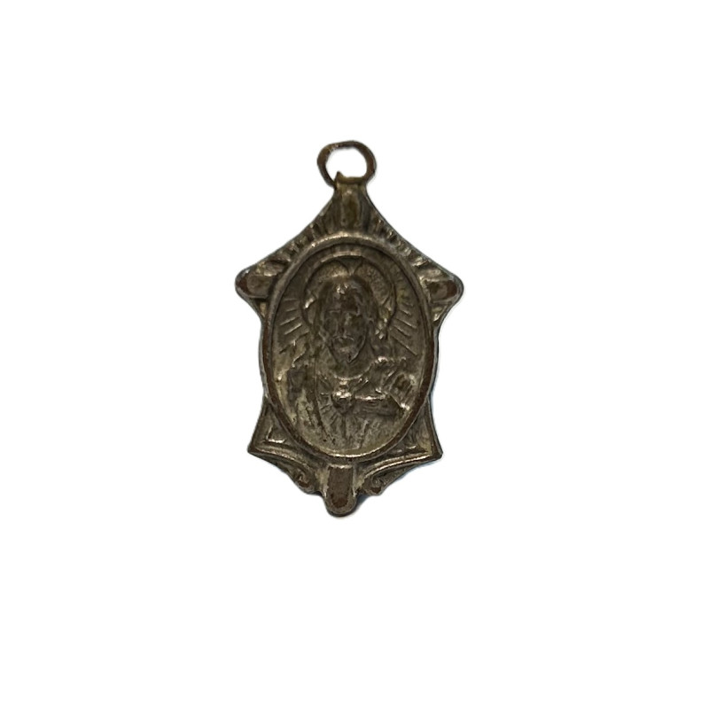 Chaplain WWII, Miraculous Medal, dog tags