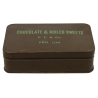 Boîte de chocolats et bonbons, ration britannique, janvier 1944