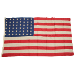 Drapeau US, 48 étoiles imprimées, 85 x 150 cm