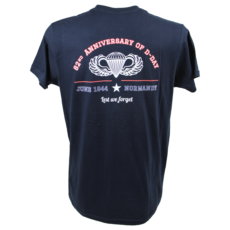 T-shirt, Navy blue, 82nd anniversary of the D-Day landings