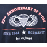 T-Shirt, bleu marine, 82e anniversaire du débarquement