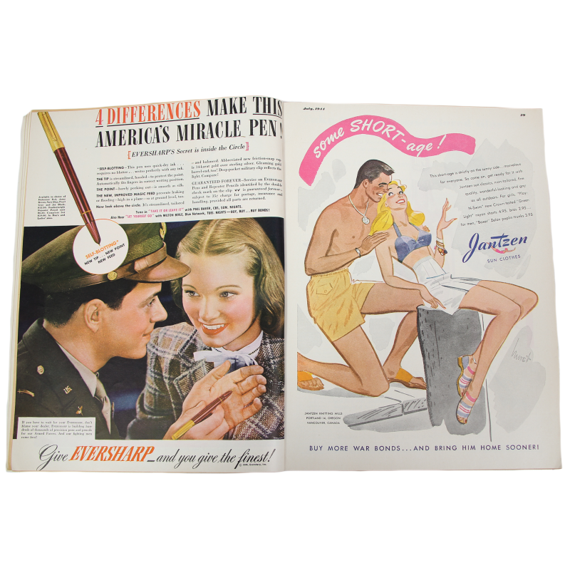 Magazine, Esquire, juillet 1944