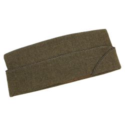 Cap, Garrison, Wool Serge, OD, Officer's, Mint