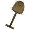 T-Shovel, M-1910, Shortened, with Cover, GEIB, Inc. 1942, Laundry Number
