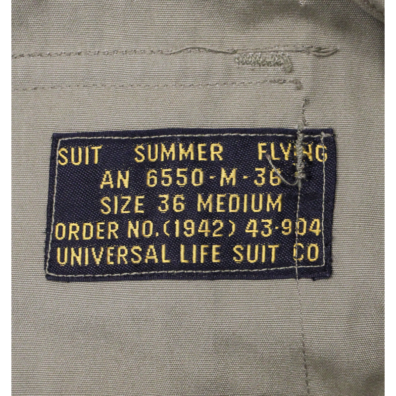 Suit, Flying, Summer, Type AN-6550, USAAF, Medium, 1943