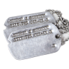 Dog Tags, S/Sgt. George Barrett, Medic, 161st Station Hospital PTO