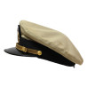 Casquette officier, US Navy, beige, taille 58
