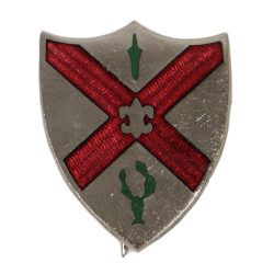 Crest, 124th Inf. Regt., 31st Infantry Division, GEMSCO, à épingle, PTO