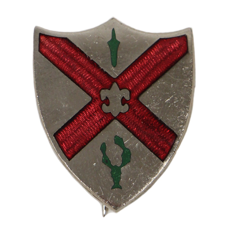 Crest, 124th Inf. Regt., 31st Infantry Division, GEMSCO, à épingle, PTO
