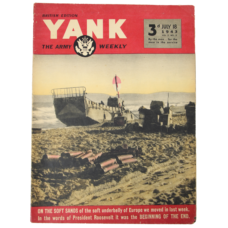 Magazine, YANK, British Edition, July 18, 1943, Operation Husky
