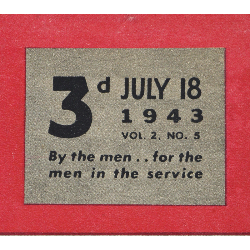 Magazine, YANK, British Edition, July 18, 1943, Operation Husky