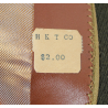 Cap, Garrison, Wool, Elastique, OD, Dark, Officer's, Size 7 ⅛, 1st Lieutenant, Mint
