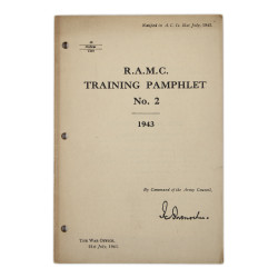 Manual, British, Royal Army Medical Corps, Training Pamphlet No. 2, 1943