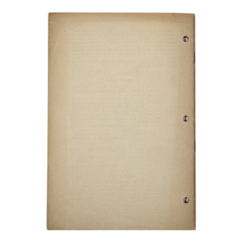 Manuel britannique, Royal Army Medical Corps, Training Pamphlet No. 2, 1943