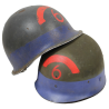 Helmet, M1, Fixed Loops, FIRESTONE Liner, 6th Naval Beach Battalion, Saving Private Ryan